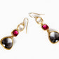 Avenue Chic - Women's Three Drop Earrings