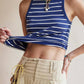 Free People - Mia Striped Tank Top