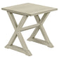 Compact Accent End Table, Square, Transitional