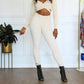 Little Secret Of Mine - Women's Long Sleeve Crop Top And Pant Set