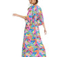 Entro - Tropical Print Maxi Dress