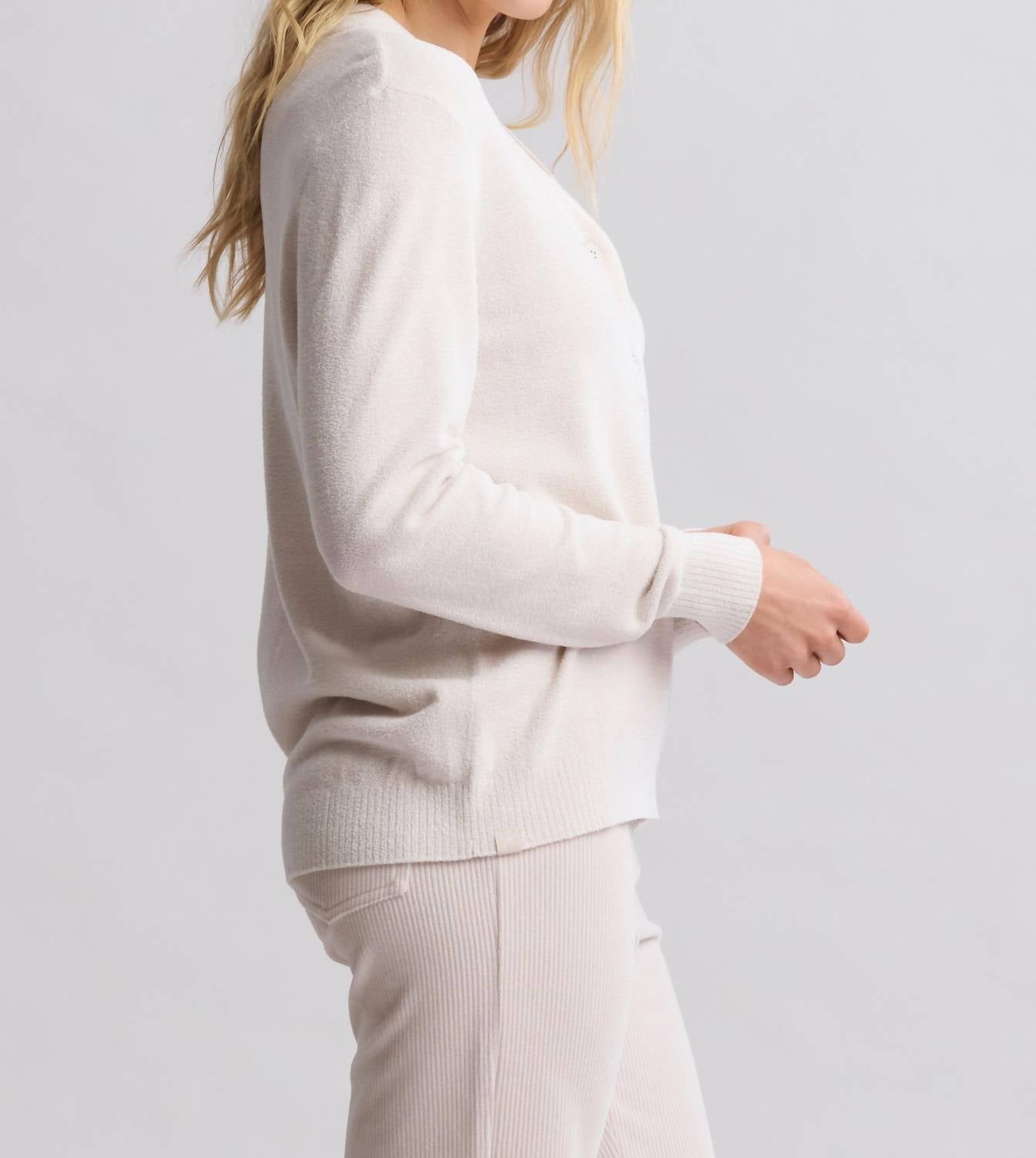 Barefoot Dreams - Cozy Chic Ultra Lite Rib Back Placket Henley