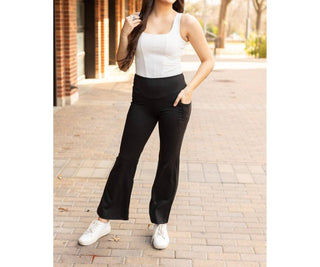 Julia Rose - Leggings Bootcut com Controle de Barriga Madeline