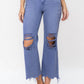 Vervet By Flying Monkey - 90"s Vintage Crop Flare Jeans