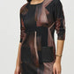 Joseph Ribkoff - Abstract Print Dolman Sleeve Shift Dress