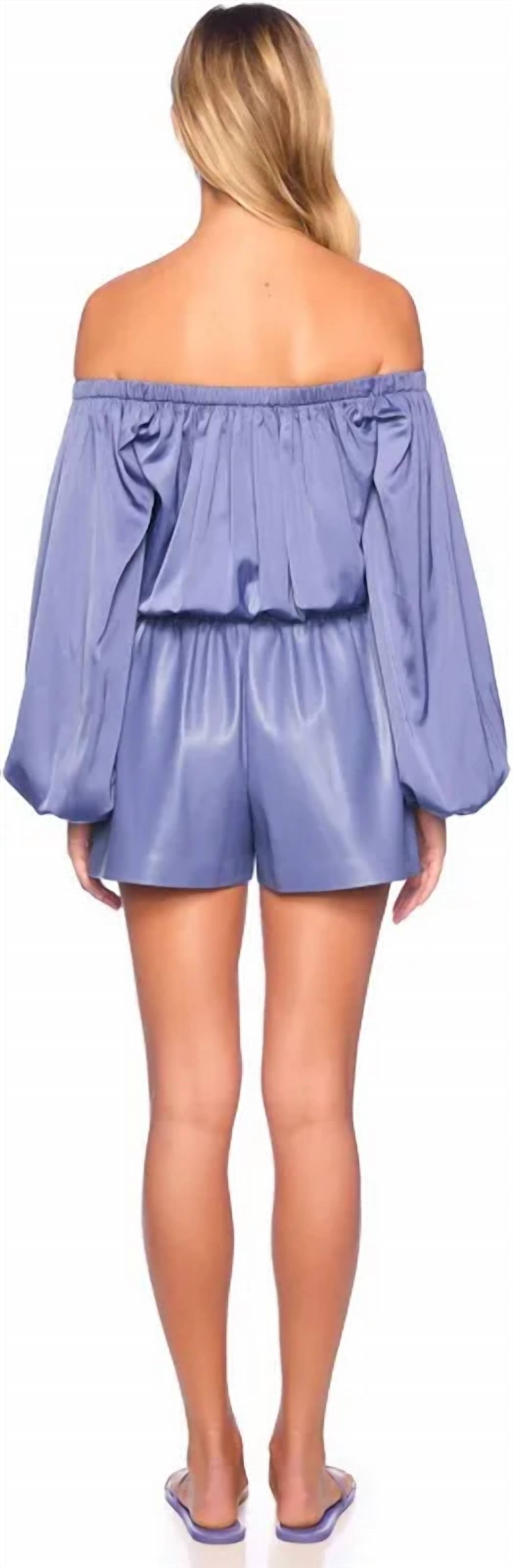 Susana Monaco - Faux Leather Pleated Shorts