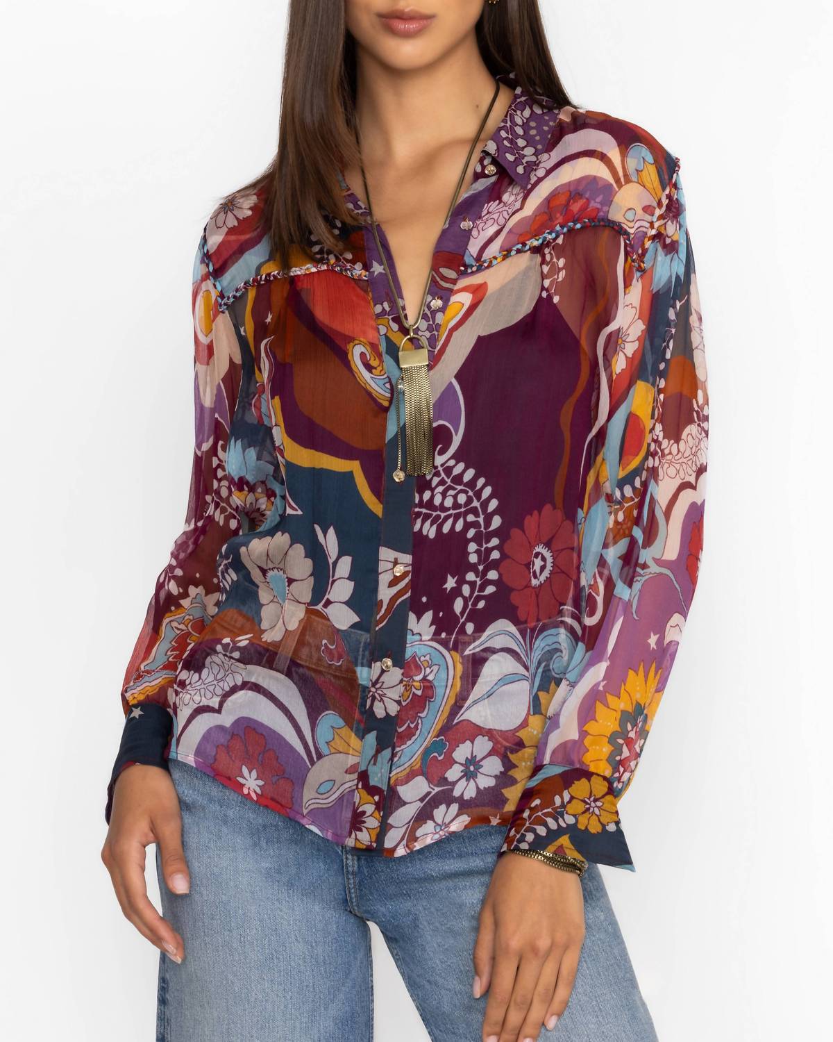 Johnny Was - Katerina Braided Blouse