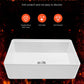 Fireclay Farmhouse Sink 32.5 Inch White Workstation