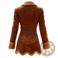 Fleece Shearling Jacket Thick Suede Fur Coat for Women