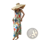 Floral Mesh Maxi Dress with Retro Slip Silhouette