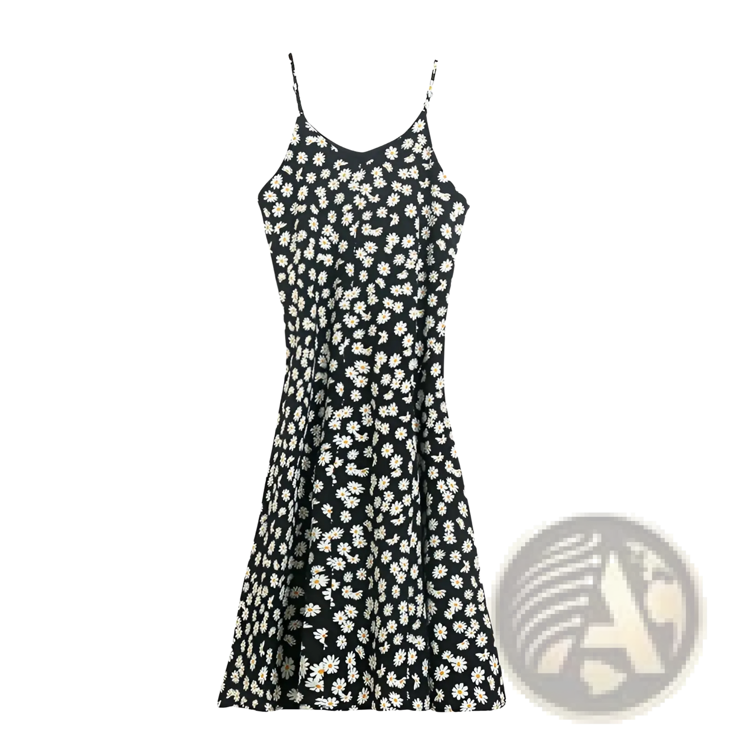 Floral Print Halter Midi Dress for Women