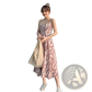 Floral Print Halter Midi Dress for Women