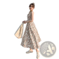 Floral Print Halter Midi Dress for Women