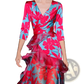 Floral Tiered Maxi Dress with Ruffled Layers