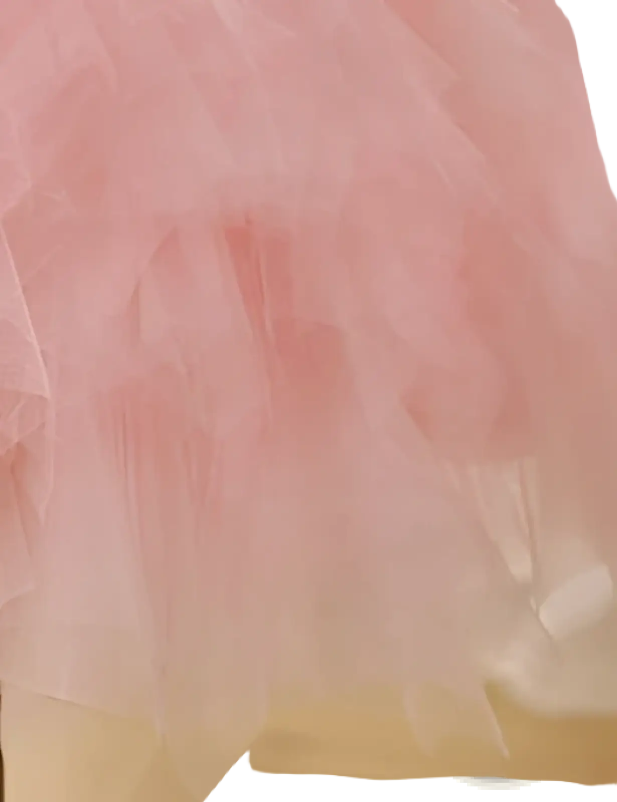 Floral Tulle Tutu Flower Girl Wedding Dress