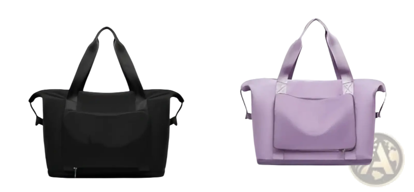 Foldable Gym Bag Waterproof Travel Duffel with Shoe Pocket