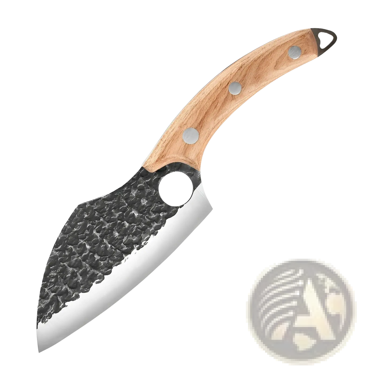 Forged High Carbon Steel Outdoor Chef Knife with Sheath