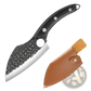 Forged High Carbon Steel Outdoor Chef Knife with Sheath