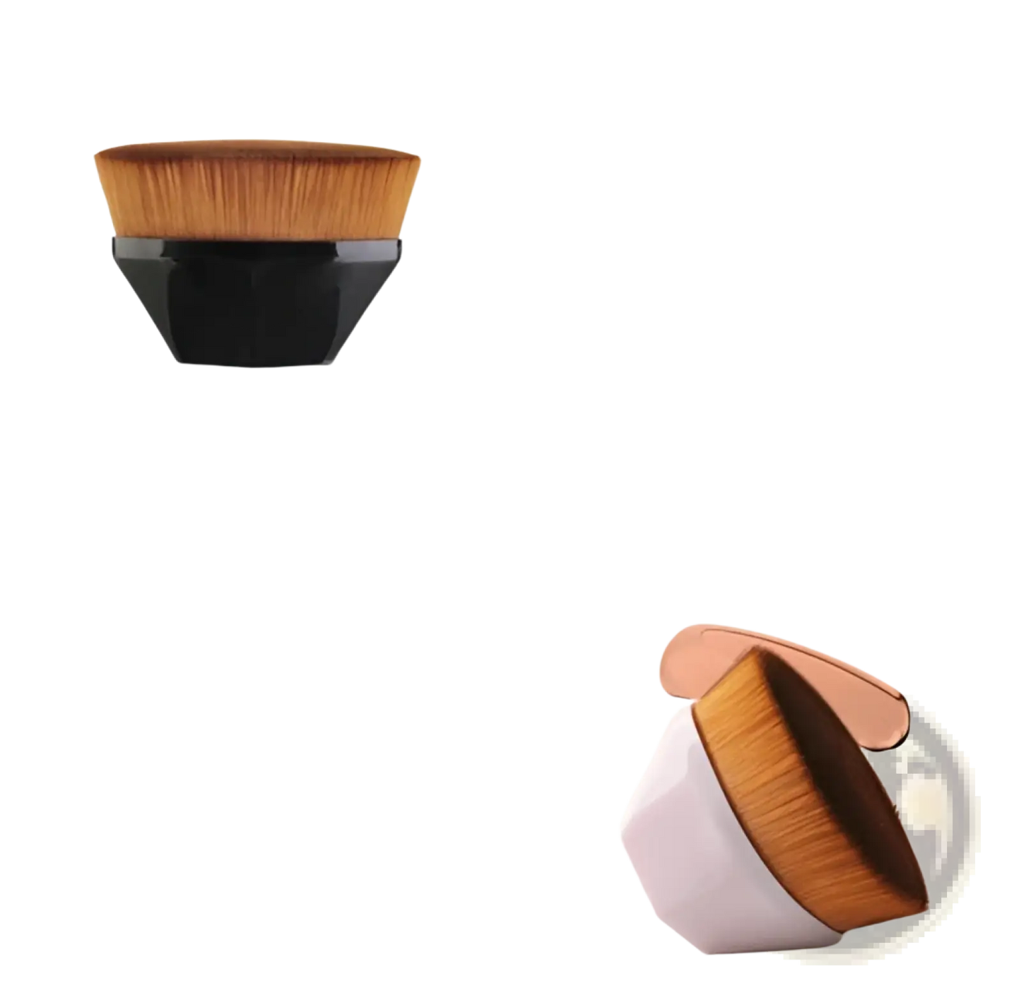 Foundation Brush and Powder Makeup Set with Case