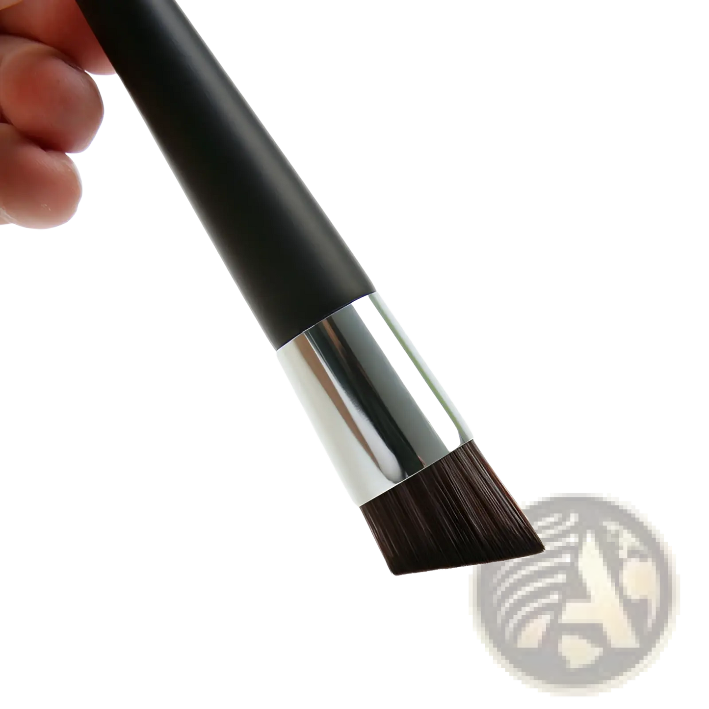 Foundation Brush Wooden Handle Angled Makeup Tool