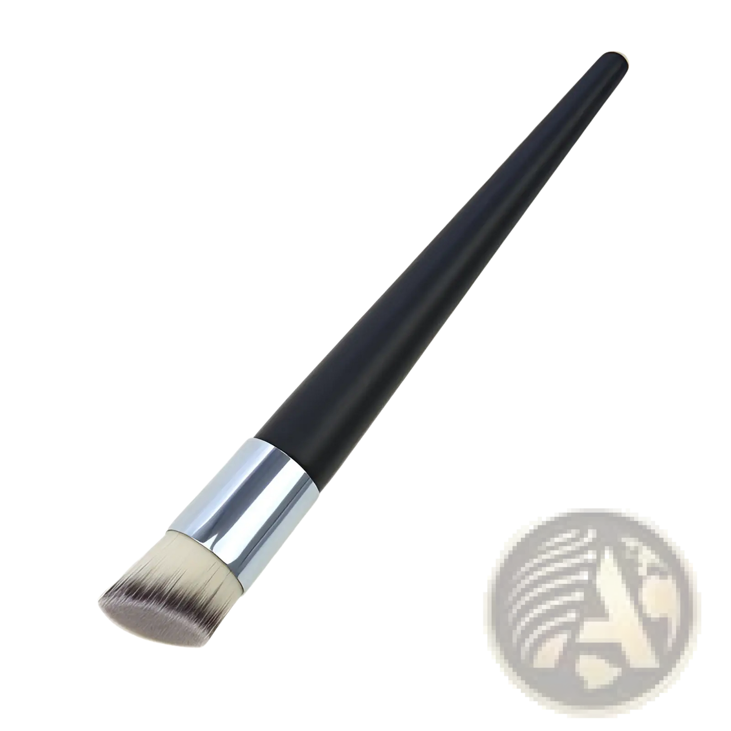 Foundation Brush Wooden Handle Angled Makeup Tool