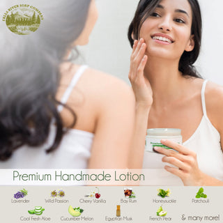 Falls River Soap Premium Handmade Lotion, Vegan and Cruelty Free - Wild Passion, 4 Oz