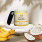 Esfoliante de sais de banho premium Falls River Soap, vegano e sem crueldade - Banana e Coco, 8 oz