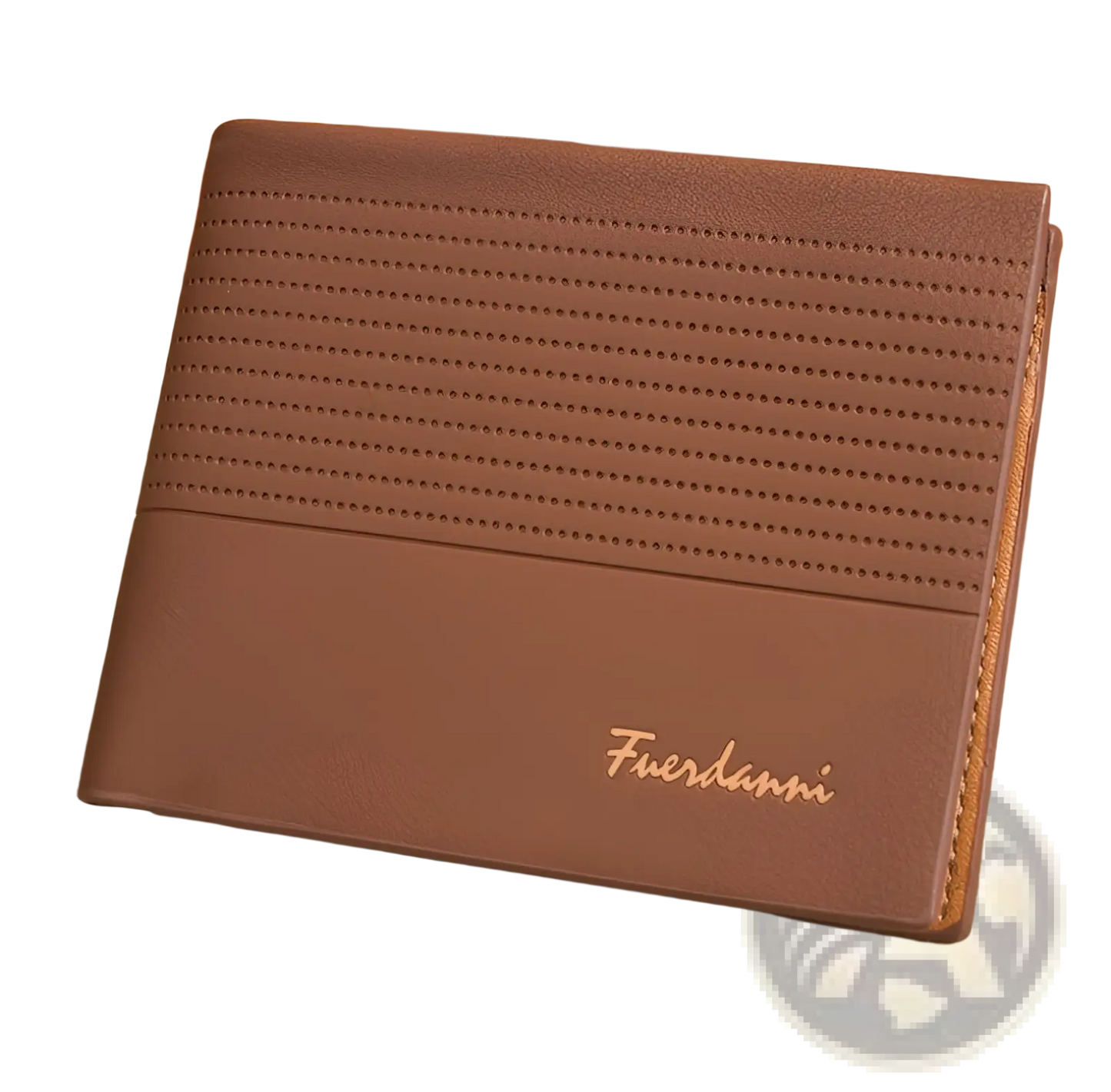 Fuerdanni Genuine Leather Slim Bifold Wallet for Men