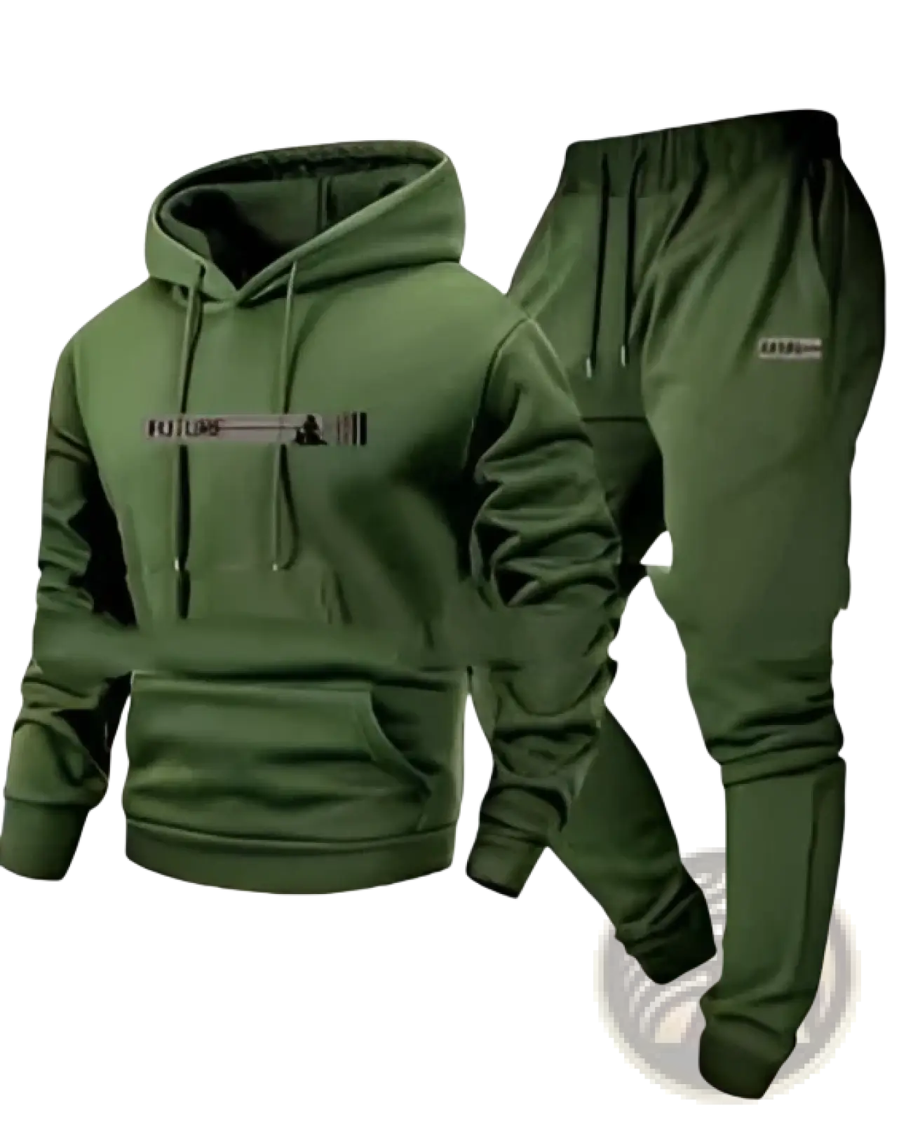 Future Graphic Fleece Hoodie and Jogger Lounge Set