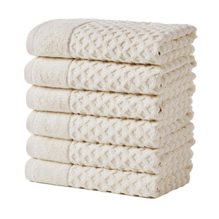 Cotton Diamond Waffle Weave Bath Towel Set - Grayson Collection