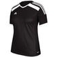 Camiseta Adidas Regista 14 Infantil Preta/Branca Tamanho Juvenil