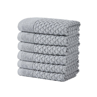 Cotton Diamond Waffle Weave Bath Towel Set - Grayson Collection