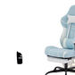 Gaming Chair with Footrest and Massage Lumbar Support