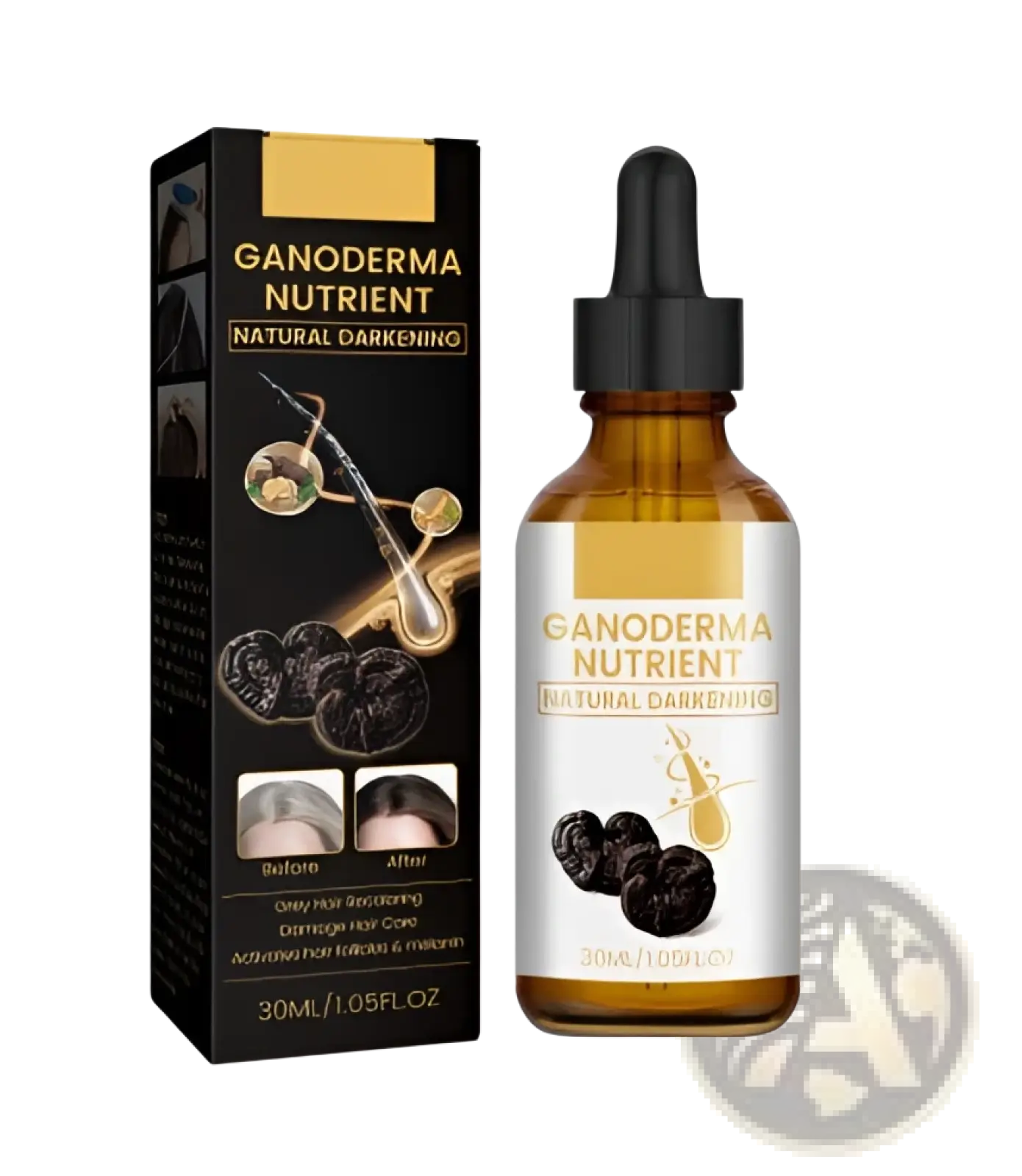 Ganoderma Hair Darkening Lotion Nutrient Treatment 30ml