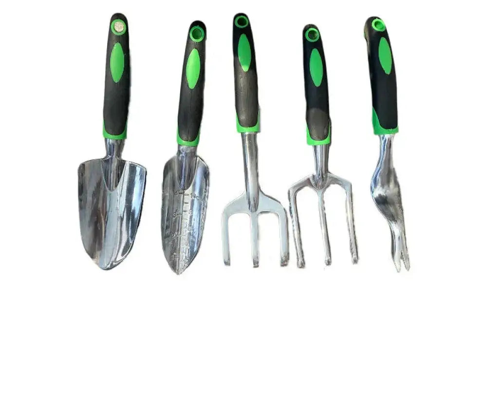 9 Piece Ergonomic Aluminum Garden Tool Set with Carrying Bag