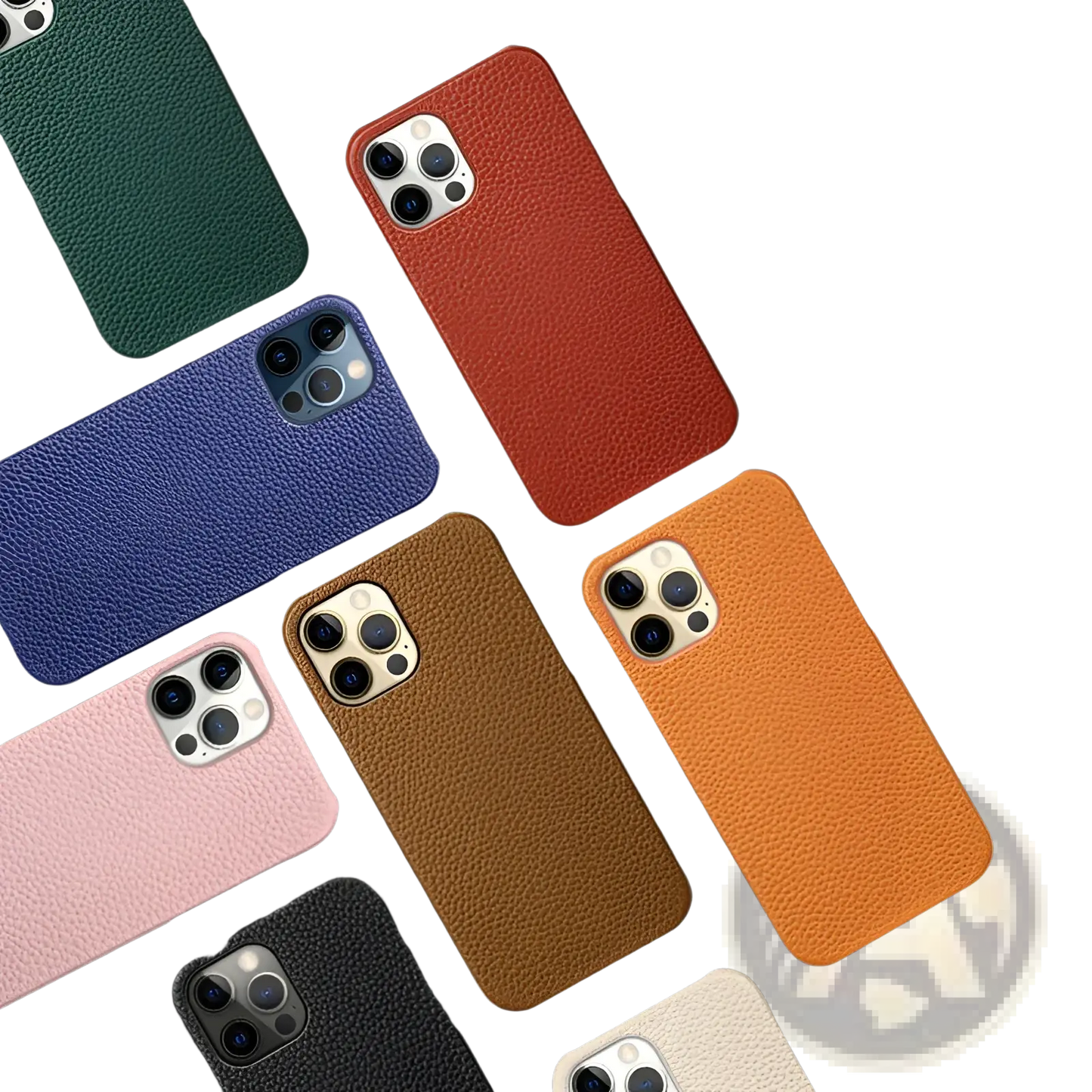 Genuine Leather Anti Drop Iphone Case for 12 13 14