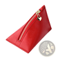 Genuine Leather Heart Charm Mini Coin Purse