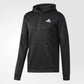 Moletom com capuz Adidas Team Issue Fleece Masculino Preto Tamanho Grande