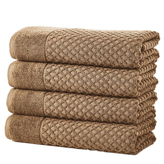 Cotton Diamond Waffle Weave Bath Towel Set - Grayson Collection