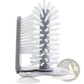 Glass Cleaning Brush with Suction Cup Sink Scrubber