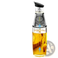 Glass Oil Dispenser with Precision Measuring Cup