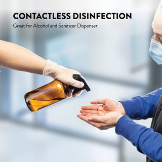 Frascos de spray de vidro - 16 oz, pacote com 2 