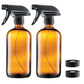 Frascos de spray de vidro - 16 oz, pacote com 2 