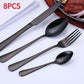 Luxury Gold-plated Stainless Steel Steak Cutlery Set