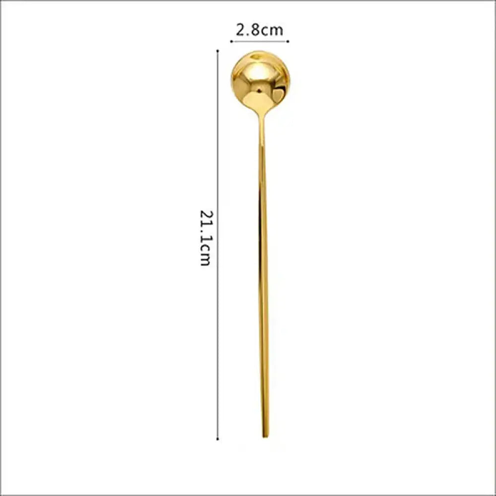 Luxury Gold 304 Stainless Steel Cutlery Set