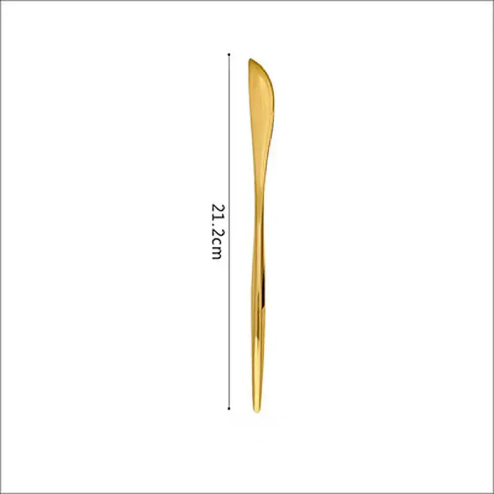 Luxury Gold 304 Stainless Steel Cutlery Set