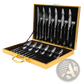 Gold Stainless Steel Cutlery Set 24 Piece Tableware