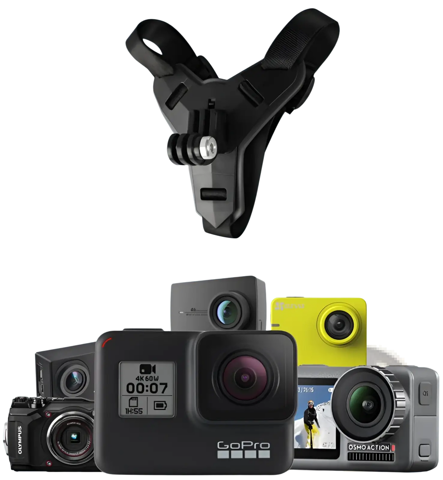 Gopro Helmet Chin Mount for Dji Hero 7 6 5