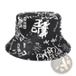 Graffiti Bucket Hat Sunscreen Breathable Travel Cap