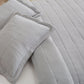 Textured Striped Quilt Set - Ellie Collection